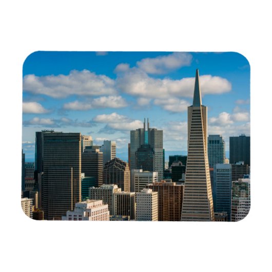 Magnet Flexible Financial District Skyline de San Francisco (Horizontal)
