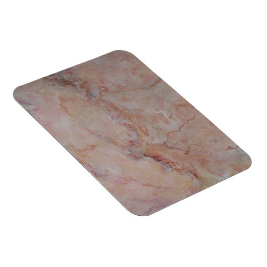 Magnet Flexible Finition en pierre de marbre rayé rose (Côté Droit)