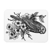 Magnet Flexible Finition sur branche cerise (Horizontal)