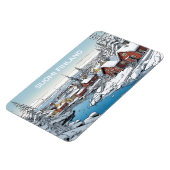 Magnet Flexible Finlande Illustration hivernale (Côté Gauche)