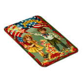 Magnet Flexible Fireworks 4 juillet vintage (Côté Droit)