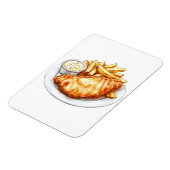 Magnet Flexible Fish and Chips (Côté Gauche)