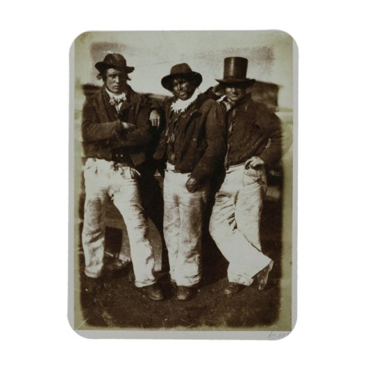 Magnet Flexible Fishermen Ashore, c.1843-47 (papier salé imprimé à (Vertical)
