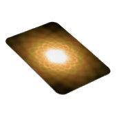 Magnet Flexible Fissures de lumière jaune sur noir (Côté Droit)