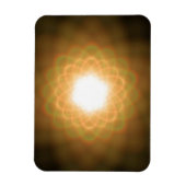 Magnet Flexible Fissures de lumière jaune sur noir (Vertical)