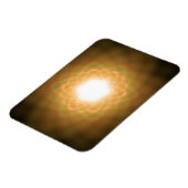 Magnet Flexible Fissures de lumière jaune sur noir (Côté Gauche)