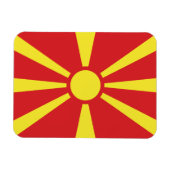 Magnet Flexible Flag de Macedonia (Horizontal)