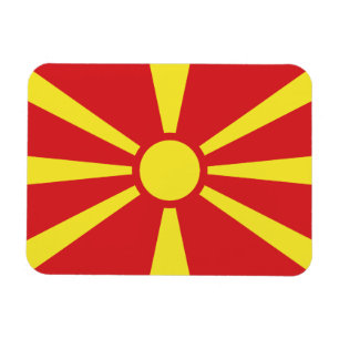 Magnet Flexible Flag de Macedonia