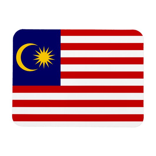 Magnet Flexible Flag malaisien (Horizontal)