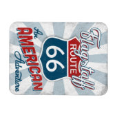 Magnet Flexible Flagstaff Route 66 Amérique Vintage Arizona (Horizontal)