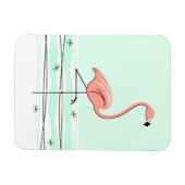 Magnet Flexible Flamant rose Aqua aimant flexible (Horizontal)