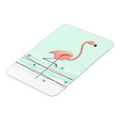 Magnet Flexible Flamant rose Aqua aimant flexible (Côté Gauche)