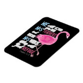 Magnet Flexible Flamant rose Christian Gift, Psaume 91 Bible Verse (Côté Gauche)