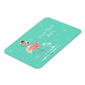Magnet Flexible Flamant rose de Noël Aimant de texte flexible (Côté Gauche)
