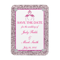 Flamant rose De Parties scintillant Rose Faux Enre