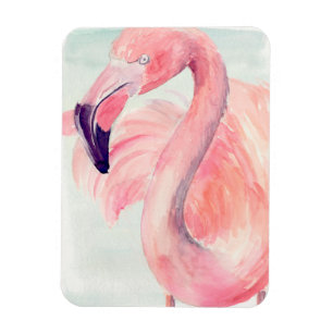 Magnet Flexible Flamant rose en pastel