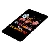 Magnet Flexible Flamant rose|Flamant rose Thanksgiving Halloween N (Côté Gauche)