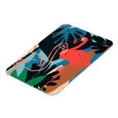 Magnet Flexible Flamant rose funky (Côté Gauche)