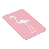 Magnet Flexible Flamant rose rose et blanc (Côté Droit)