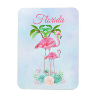 Flamant rose rose Momma & bébé Floride