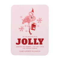 Flamant rose rose Père Noël Noël Accueil personnal