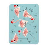 Magnet Flexible Flamant rose Santas Aimant bleu flexible (Vertical)