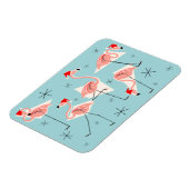 Magnet Flexible Flamant rose Santas Aimant bleu flexible (Côté Gauche)