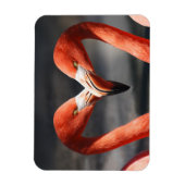 Magnet Flexible Flamant rose Valentine (Vertical)