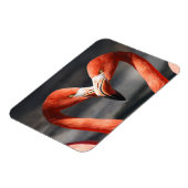 Magnet Flexible Flamant rose Valentine (Côté Gauche)