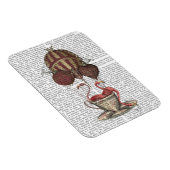 Magnet Flexible Flamants roses en Teacup (Côté Droit)