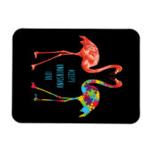 Magnet Flexible Flamingo | Accept Understand Love Autism Flamingo (Horizontal)