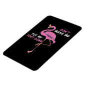 Magnet Flexible Flamingo | Flamingo With Glasses Dont Make Me Put (Côté Gauche)
