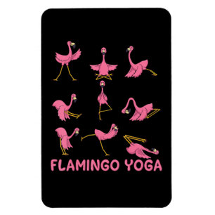 Magnet Flexible Flamingo Méditation par position du yoga flamingo