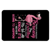 Magnet Flexible Flamingos | People Should Stop Expecting Normal (Horizontal)