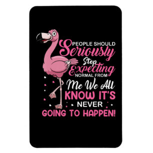 Magnet Flexible Flamingos People Should Stop Expecting Normal