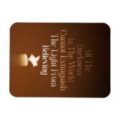 Magnet Flexible flamme de bougie de cochon volant (Horizontal)