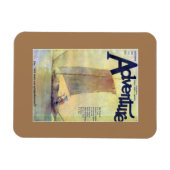 Magnet Flexible "Flammes de la tempête par W. C. Tuttle" (Horizontal)