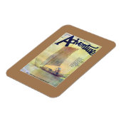 Magnet Flexible "Flammes de la tempête par W. C. Tuttle" (Côté Gauche)