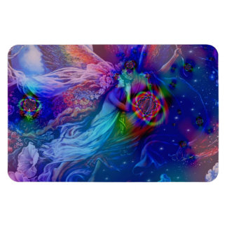 Magnet Flexible Flammes jumelles se lèvent dans le ciel