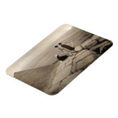 Magnet Flexible Flapper Girls Sunrise Khufu Pyramid, Égypte 1920 (Côté Gauche)