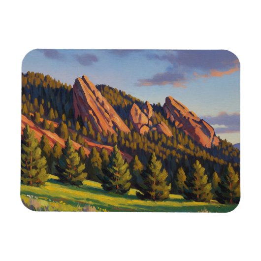 Magnet Flexible Flatirons Colorado Travel (Horizontal)