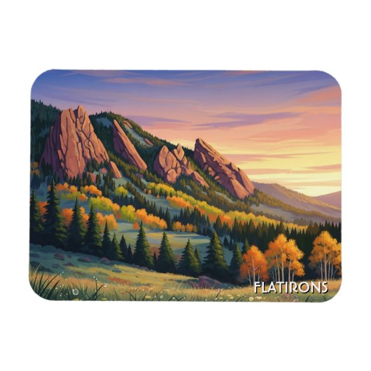 Magnet Flexible Flatirons Colorado Voyage (Horizontal)
