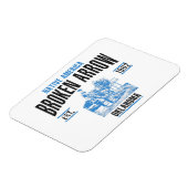 Magnet Flexible Flèche brisée (Côté Gauche)