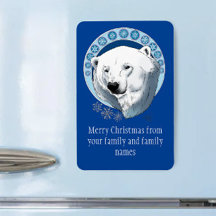 Magnet Flexible Flèches de neige Ours Polaire Art Nouveau