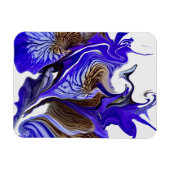 Magnet Flexible Flèches Fleur Iris Violet Flexibles (Horizontal)