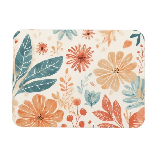 Magnet Flexible Fleur Abstraite (Horizontal)