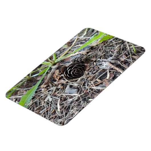 Magnet Flexible Fleur Abstraite de Pinecone (Côté Gauche)