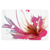 Magnet Flexible Fleur Abstraite d'Hibiscus (Horizontal)