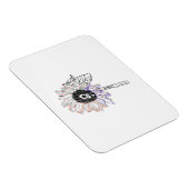 Magnet Flexible Fleur Arc-en-ciel Art Funky (Côté Droit)