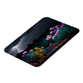 Magnet Flexible Fleur au milieu de la tempête (Côté Gauche)